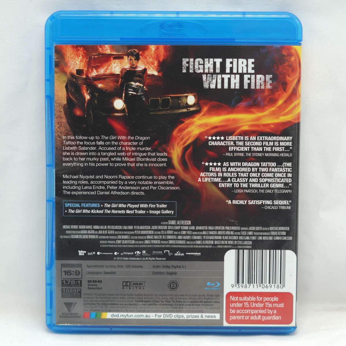 The Girl Who Played with Fire (Blu-ray) Region B