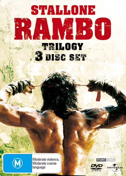 Rambo Trilogy (3-Disc Box Set, DVD, 1982)