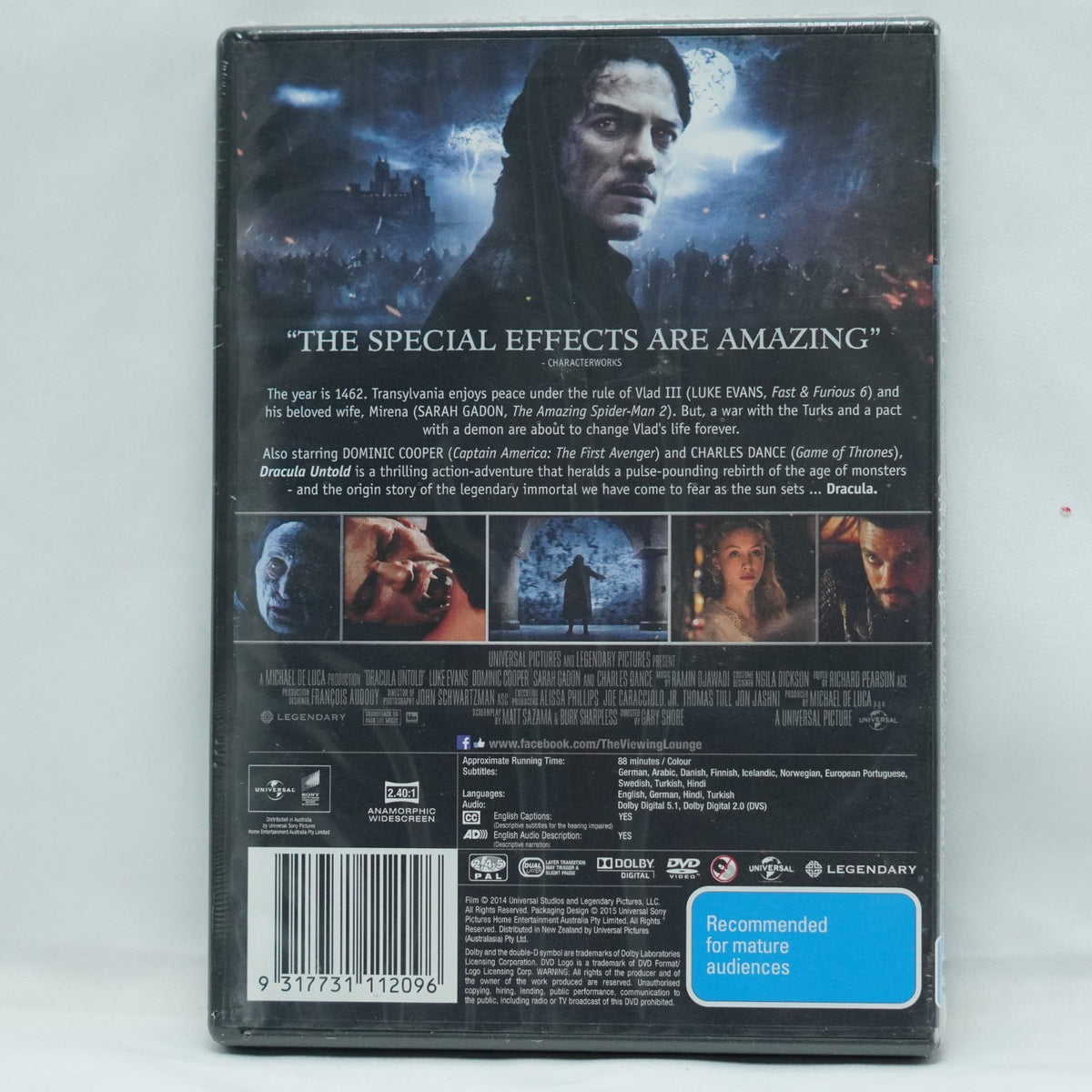 Dracula Untold (DVD, 2015)