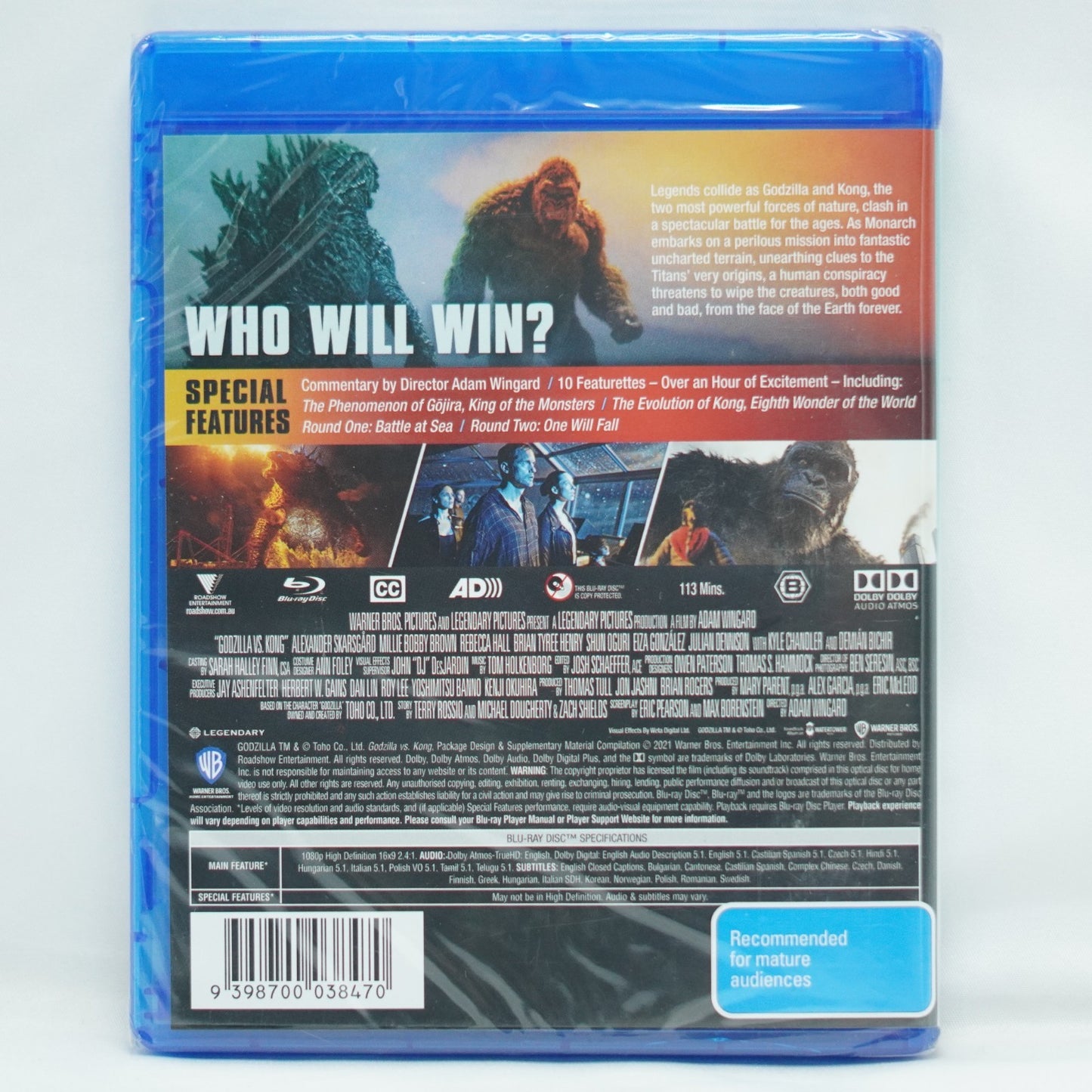 Godzilla Vs. Kong (Blu-ray, 2021)