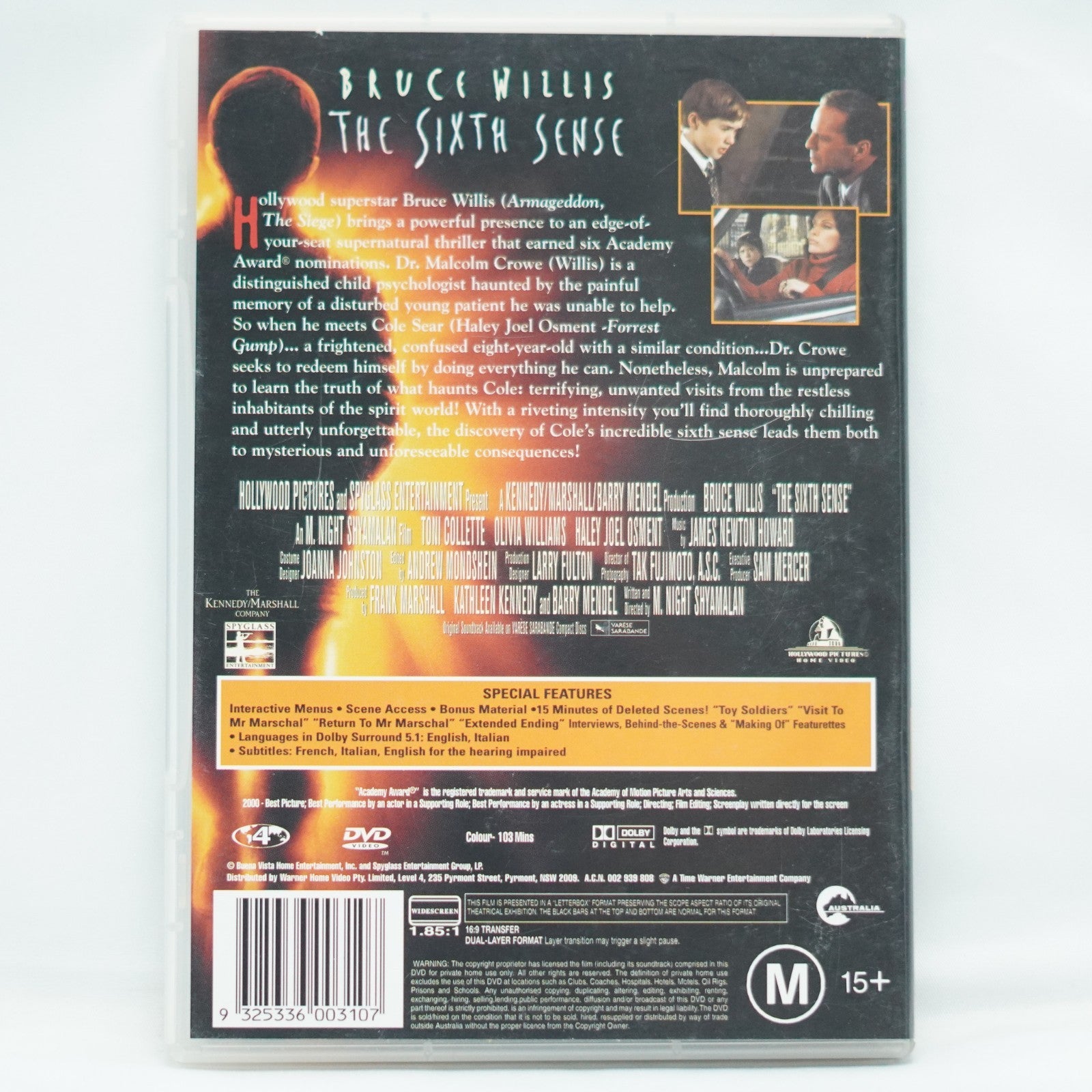 Sixth Sense, the (DVD, 1999)