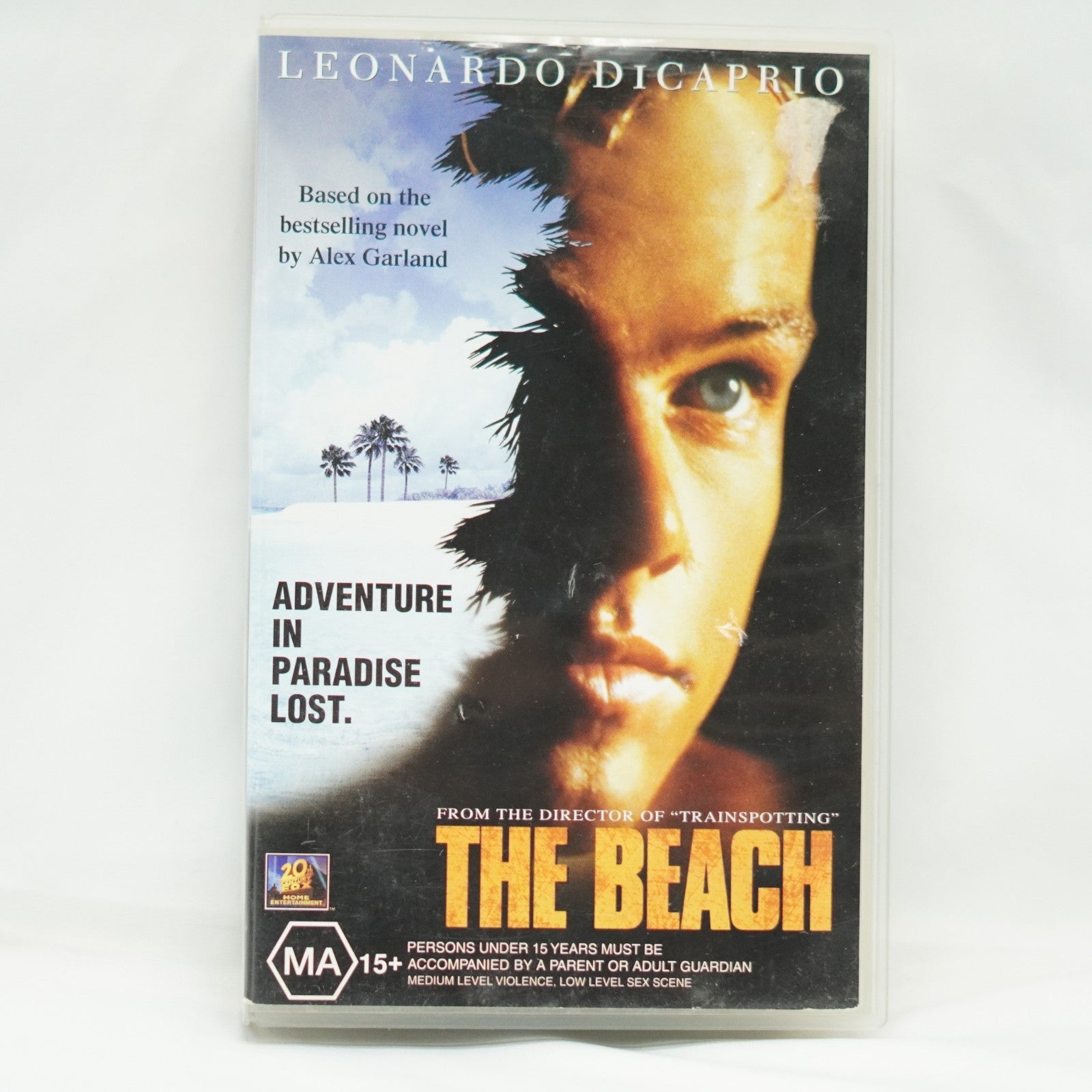 The Beach VHS MA15+ PAL Leonardo DiCaprio 2000 20th C Fox Big Case Ex-Rental
