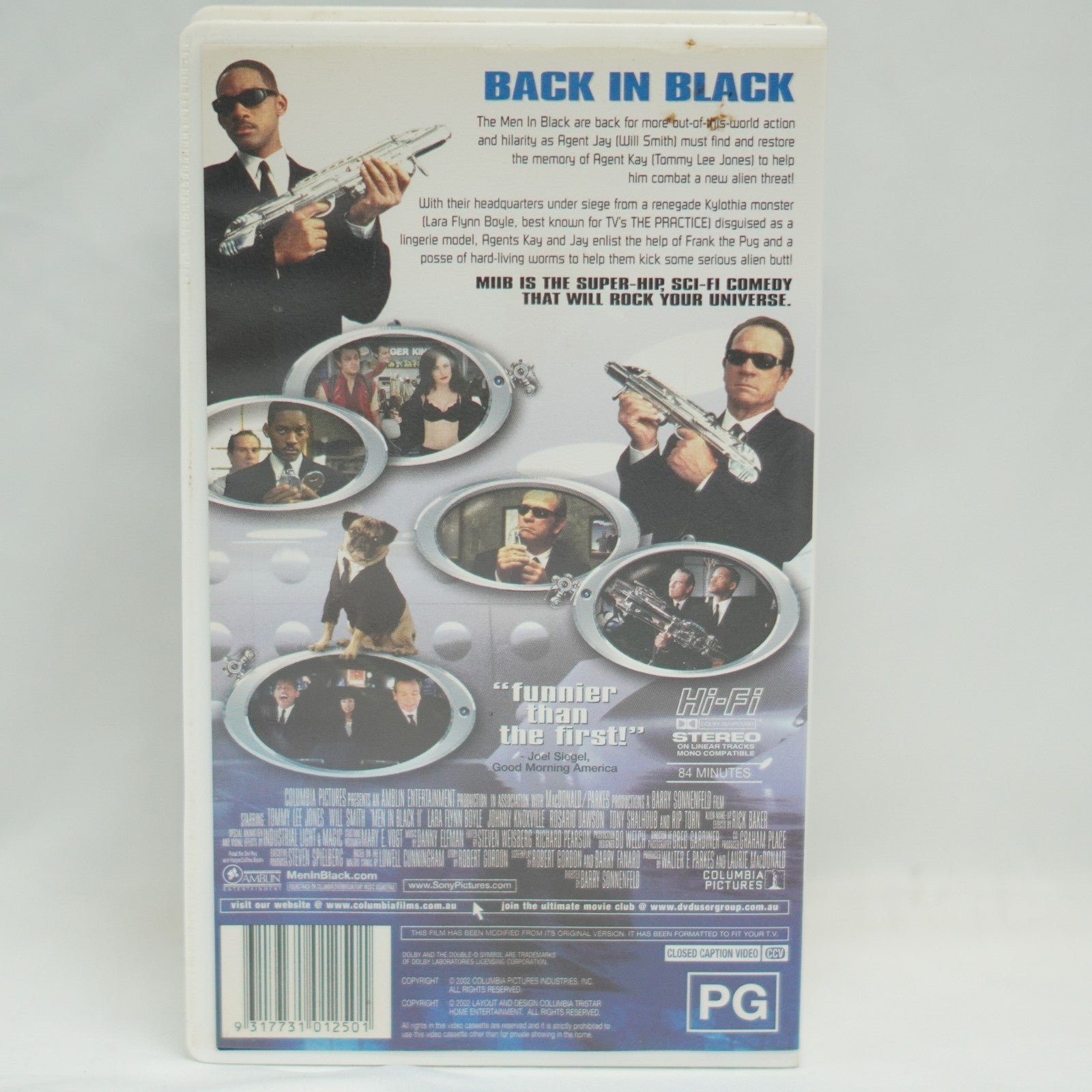 MIIB: Men In Black II. Will Smith, VHS PAL