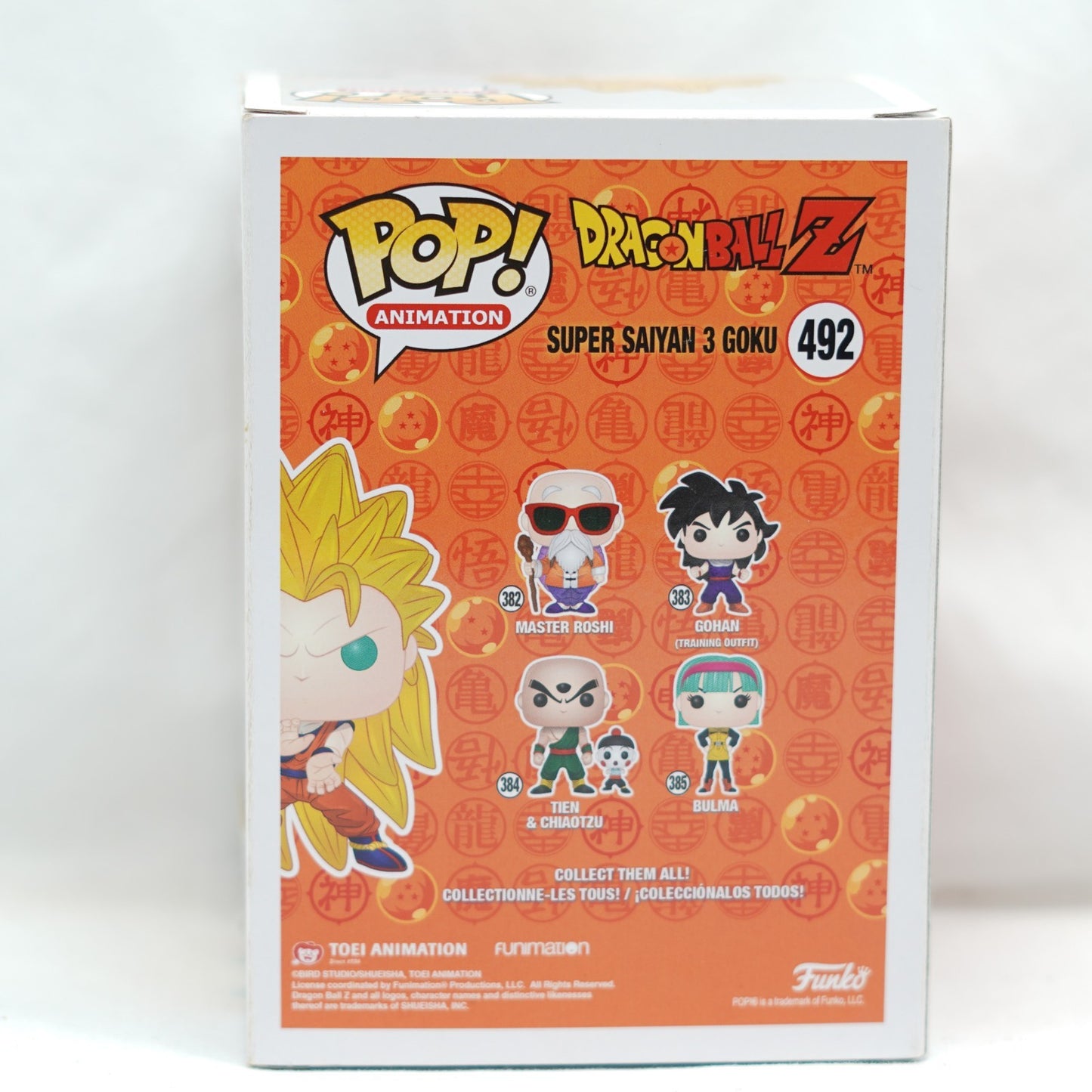 Funko Pop Vinyl Dragon Ball Z 492 MIB Super Saiyan 3 Goku 2018