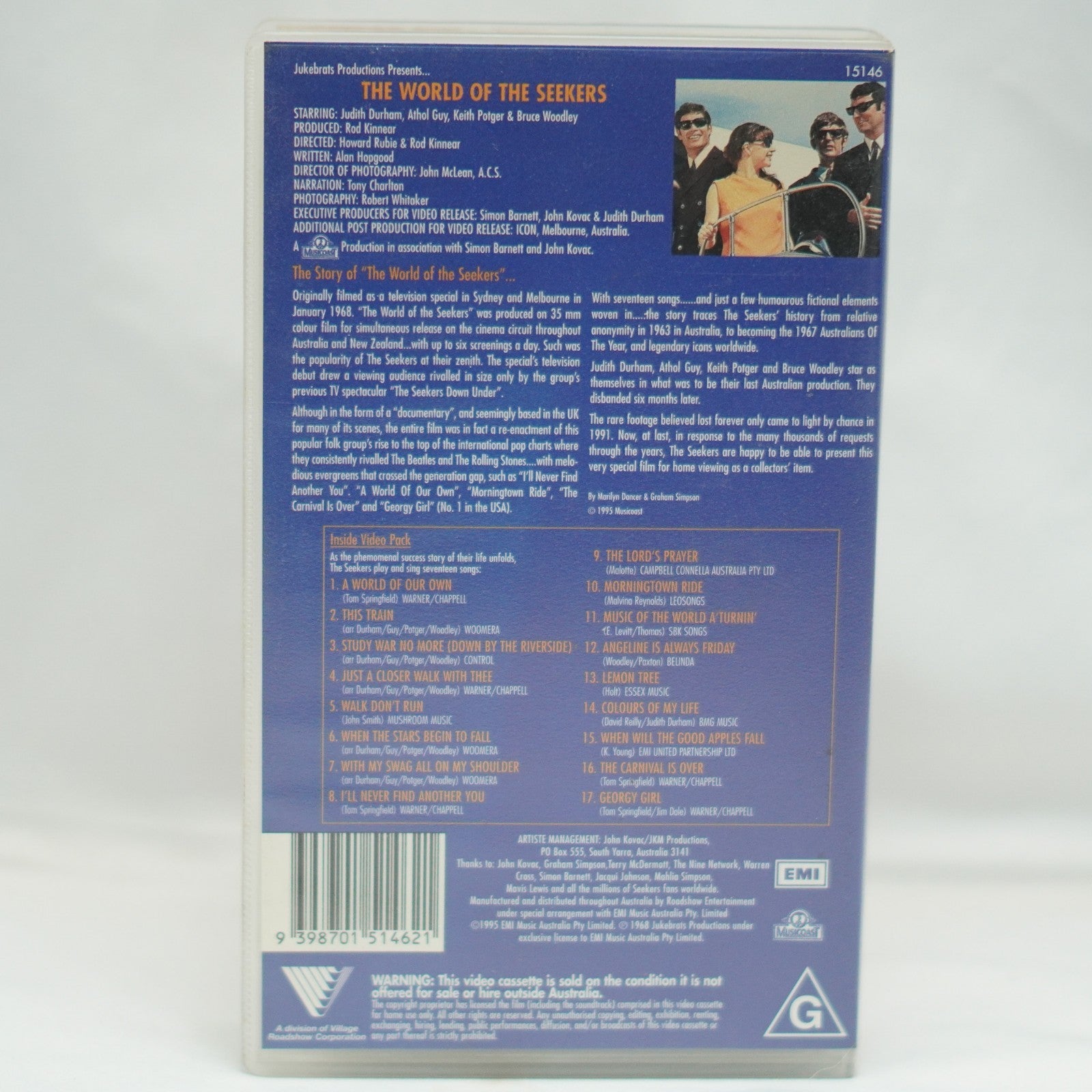 The Seekers : The World Of The Seekers  VHS