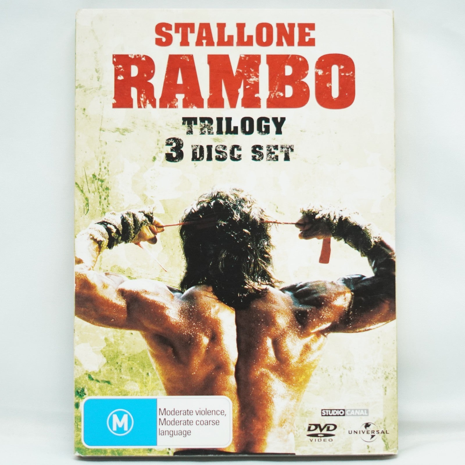 Rambo Trilogy (3-Disc Box Set, DVD, 1982)