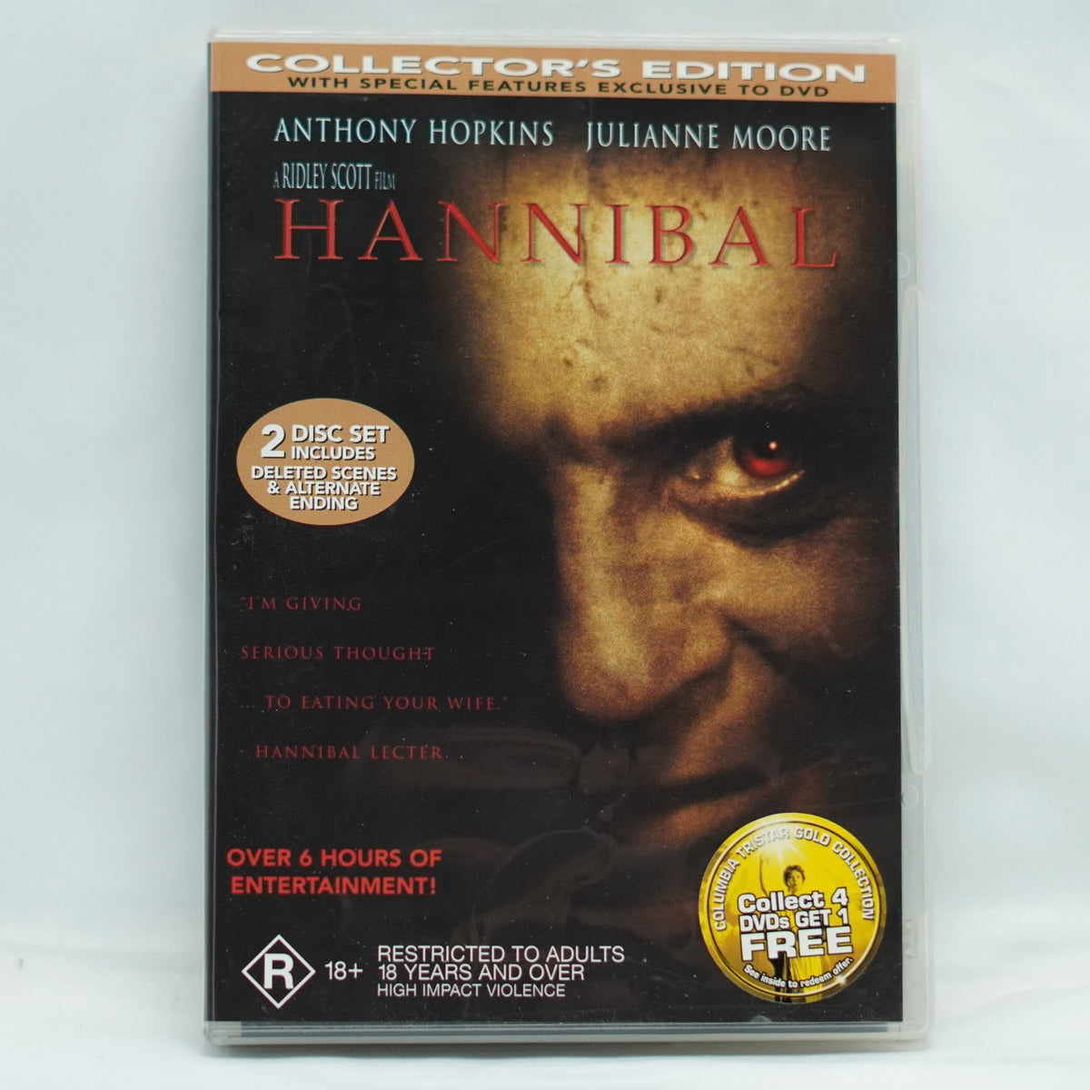 Hannibal DVD Crime Drama Thriller Region 4
