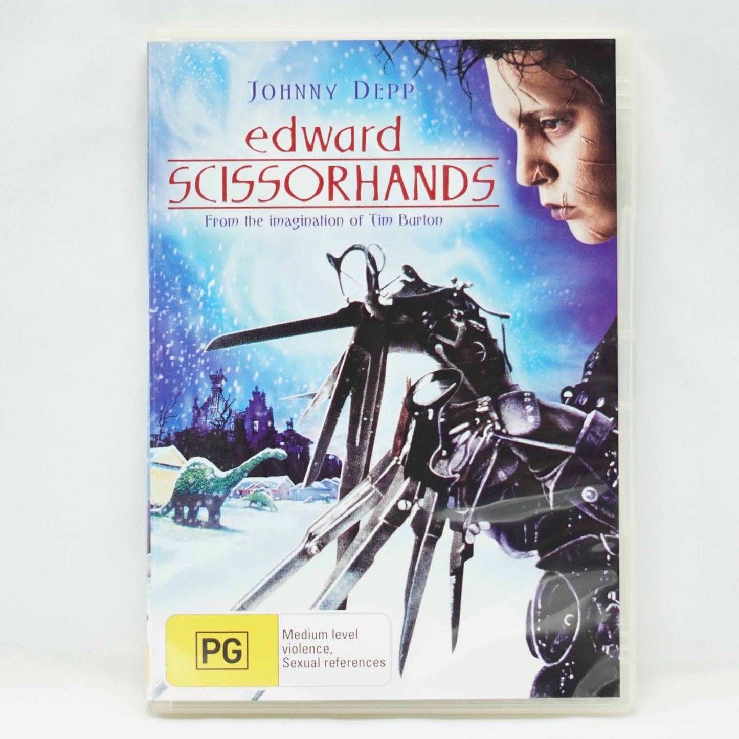 Edward Scissorhands (DVD, 1990) Region 4 Johnny Depp