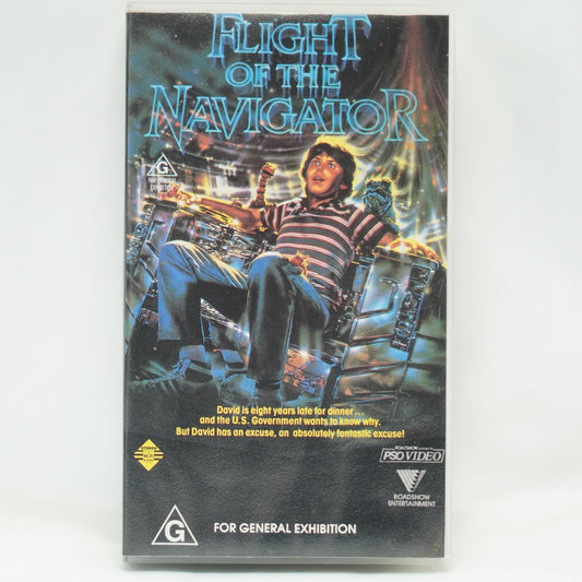 FLIGHT OF THE NAVIGATOR (1986) - VHS Movie