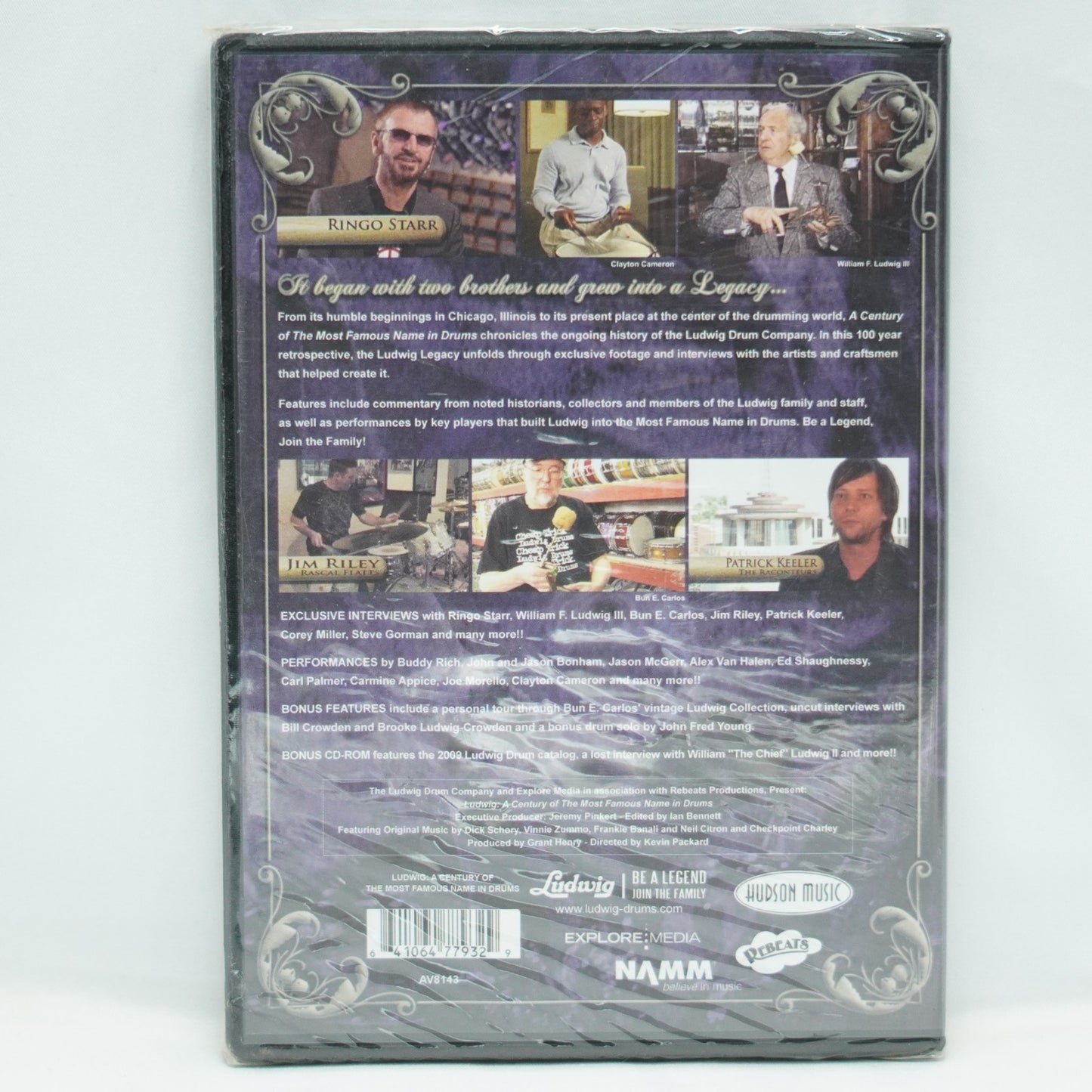 100 Years Ludwig  Drum Company DVD Rare OOP