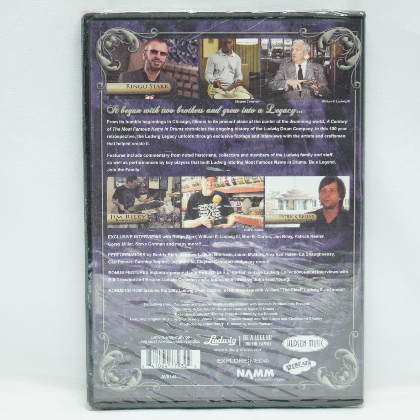 100 Years Ludwig  Drum Company DVD Rare OOP