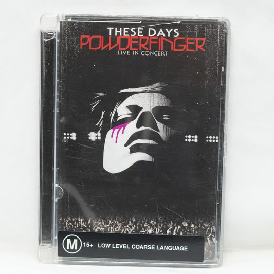 THESE DAYS POWDERFINGER DVD Live in Concert Region 4, 2004, 2 Disc Set
