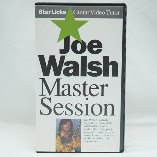 Joe Walsh  Master Session Star Licks Guitar Instructional VHS