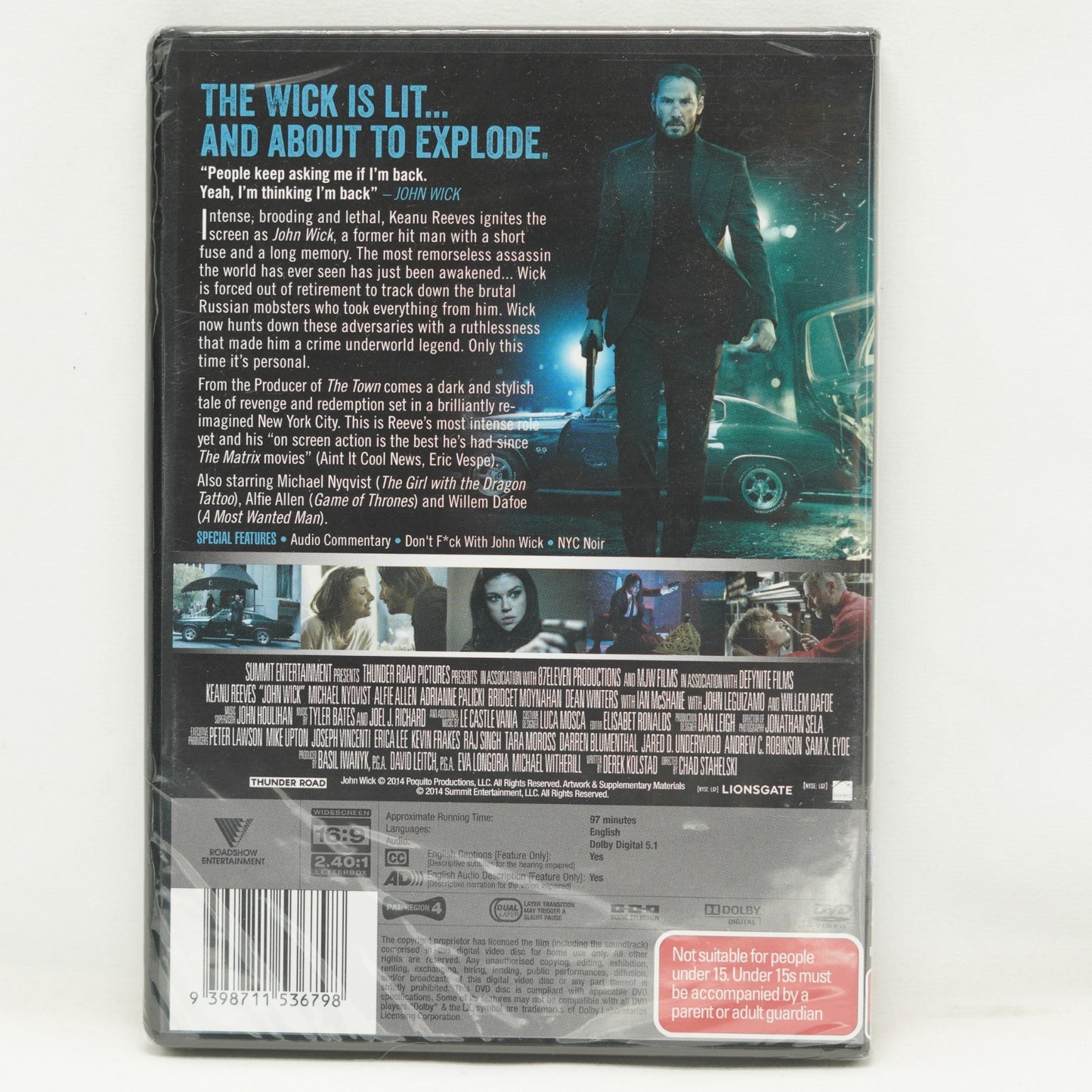 JOHN WICK DVD  (Region 4)