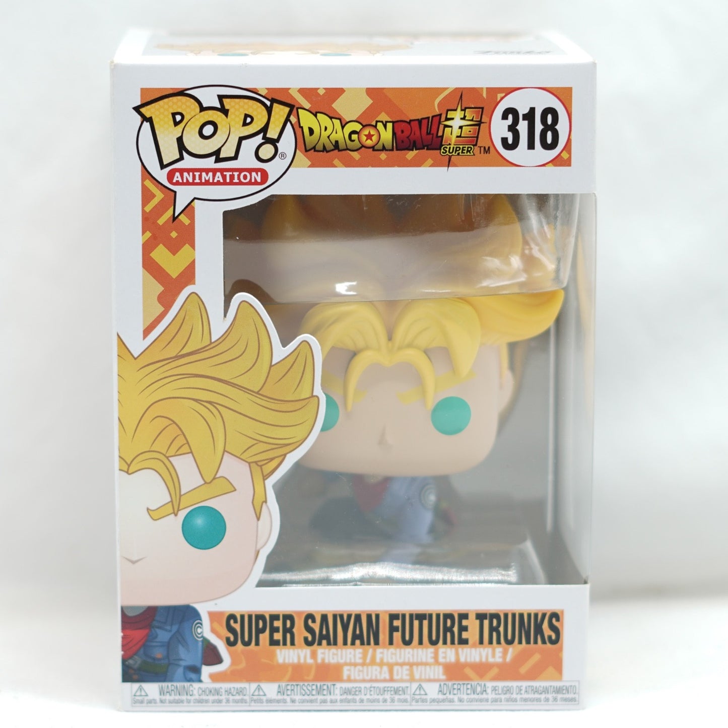 Pop Vinyl Figure  Pop Animation  Dragon Ball Z  Super Saiyan Future Trunks # 318