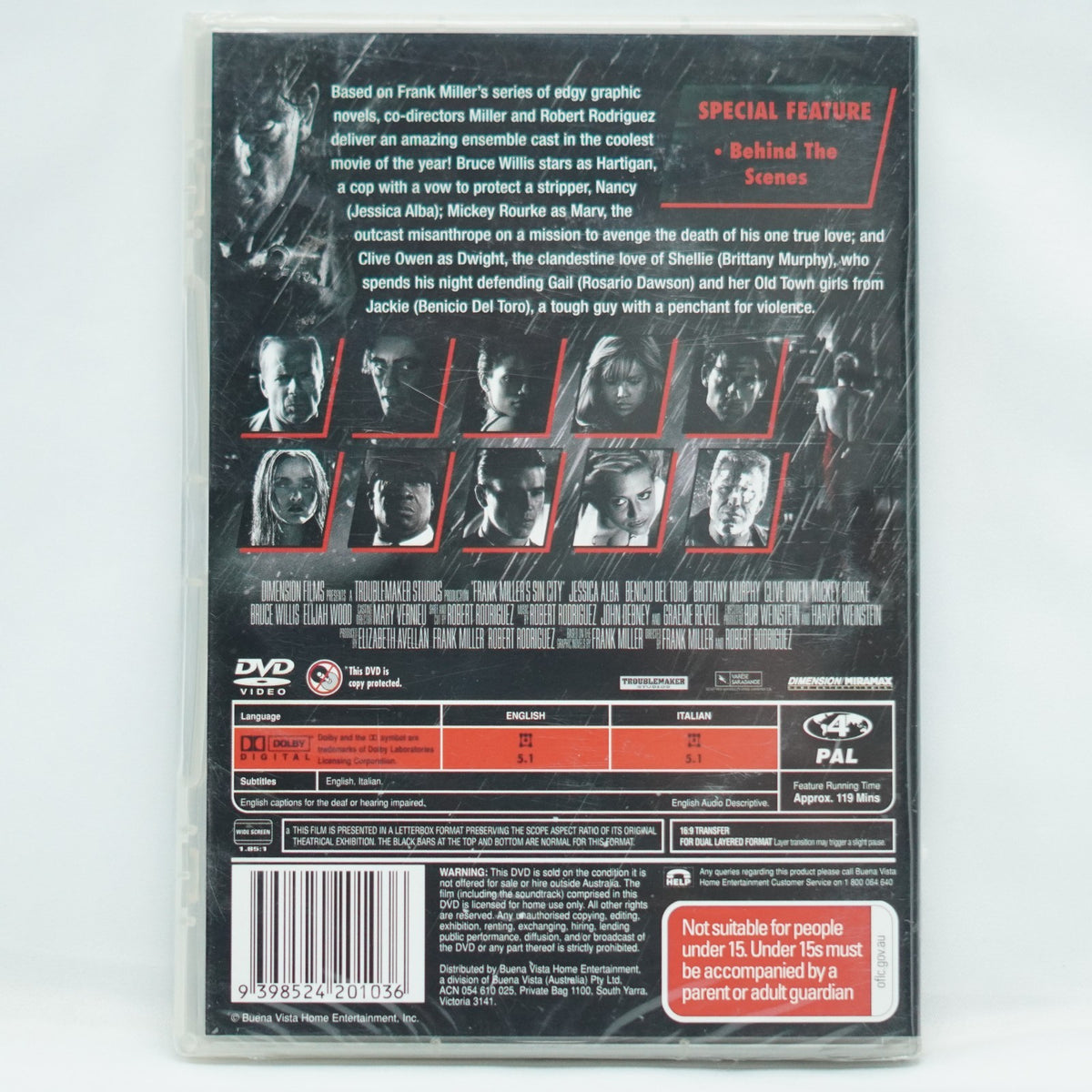 Frank Miller's Sin City DVD