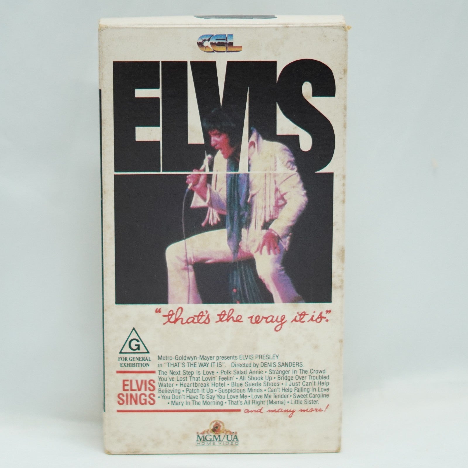 ELVIS PRESLEY THAT'S THE WAY IT IS  -  PAL VHS Tape