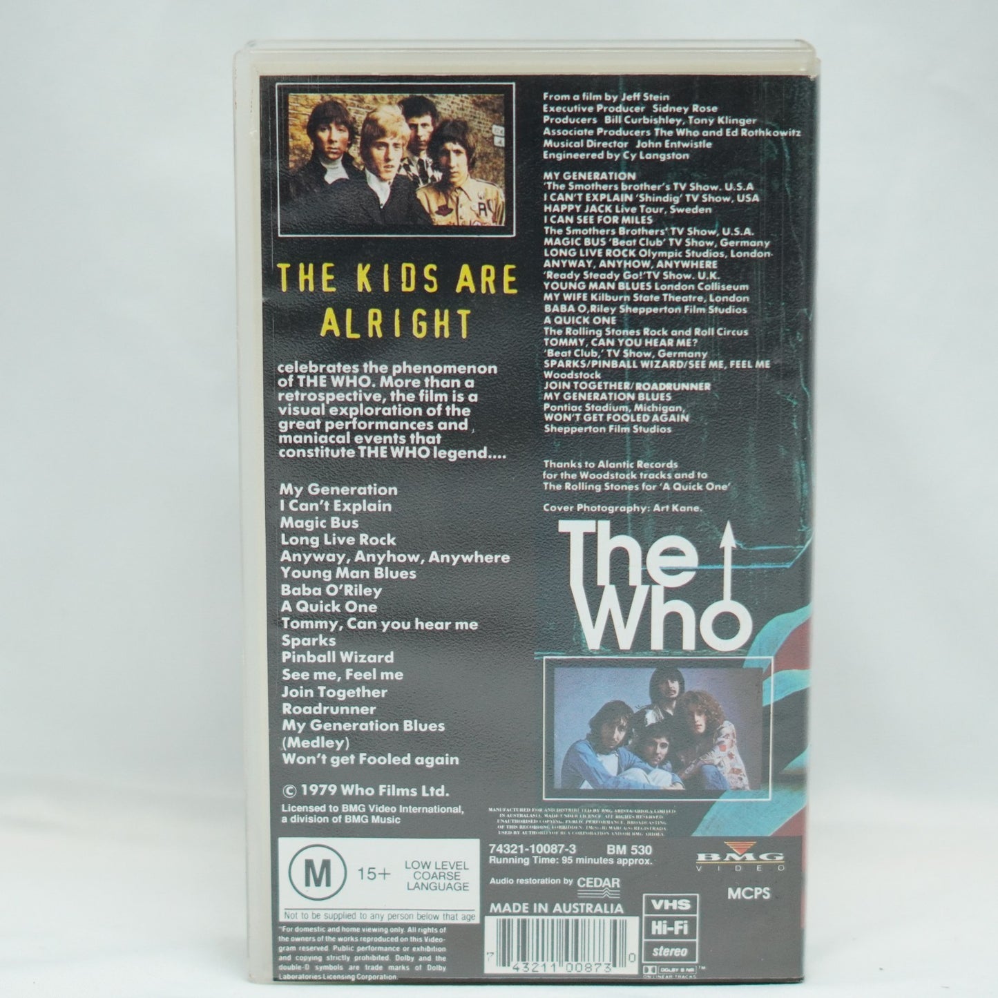 The Who - The Kids Are Alright VHS Video