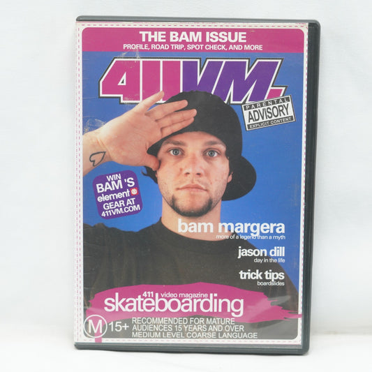 411 VM Skateboarding Issue 61 The Bam Issue DVD 2004 Region Free Bam Margera