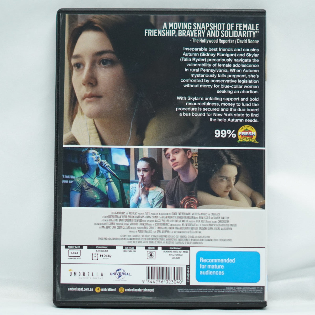 Never Rarely Sometimes Always 2020 DVD