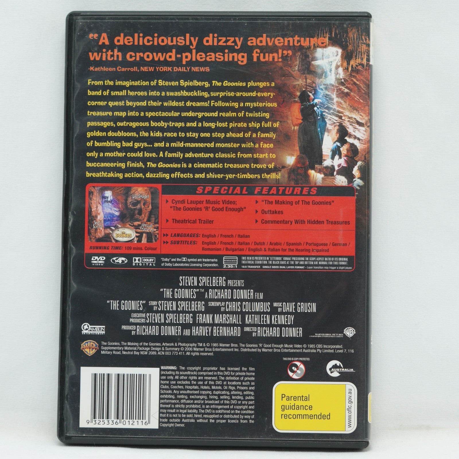 Goonies, the (DVD, 1985)