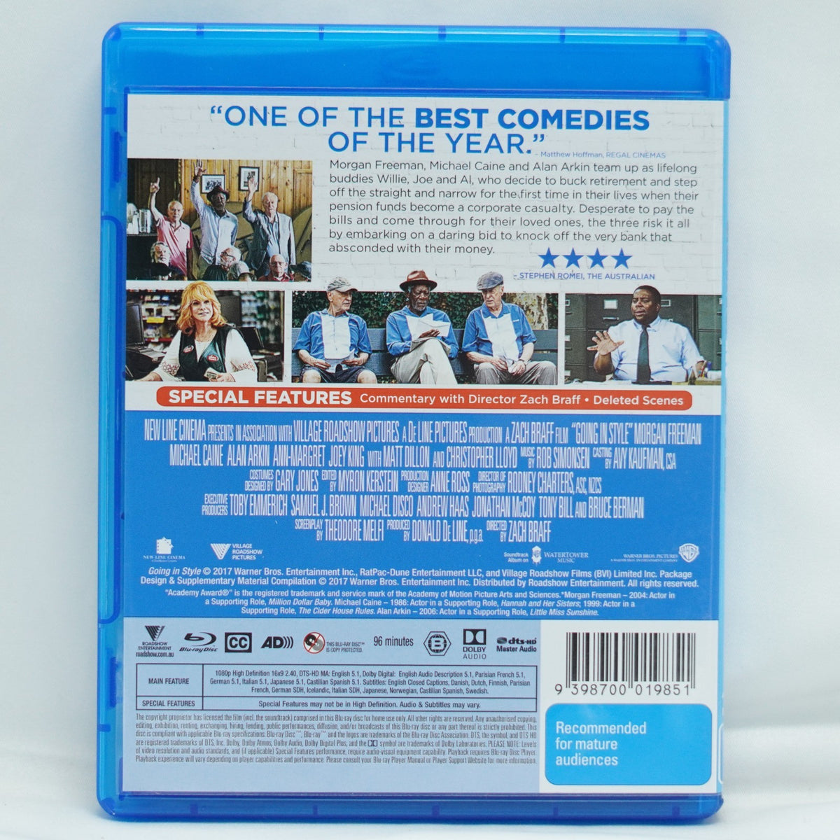 Going in Style Blu Ray 2017 Region B