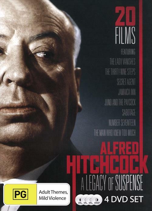 Alfred Hitchcock- A Legacy of Suspense (Box Set, DVD, 2012)