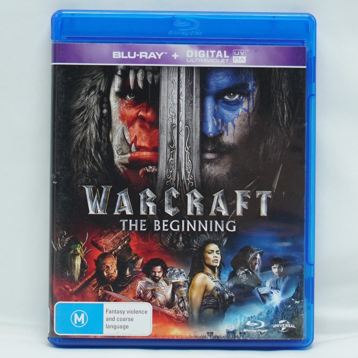 Warcraft-The Beginning (Blu-ray, 2016)