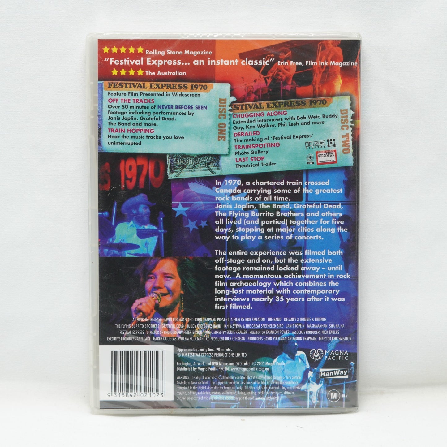 Festival Express  (DVD, 2003) BRAND NEW Region 4
