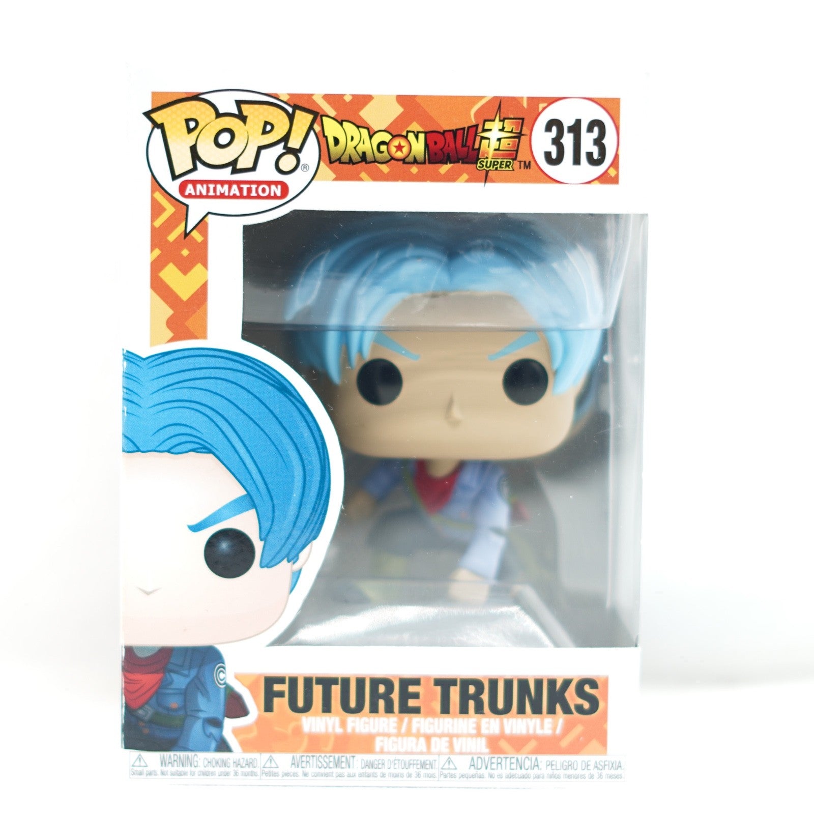 FUNKO POP DRAGON BALL SUPER FUTURE TRUNKS #313 VINYL FIGURE