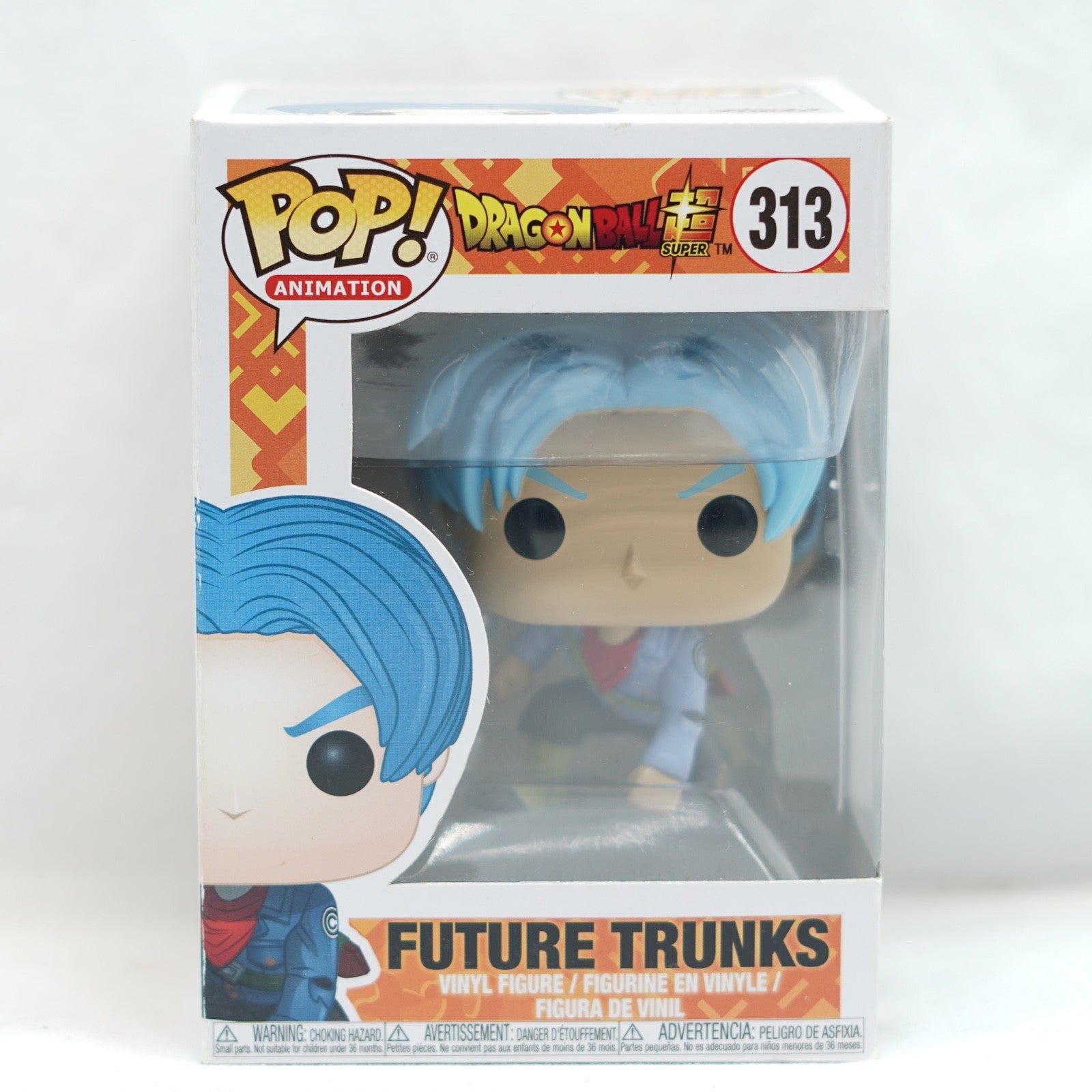 FUNKO POP DRAGON BALL SUPER FUTURE TRUNKS #313 VINYL FIGURE