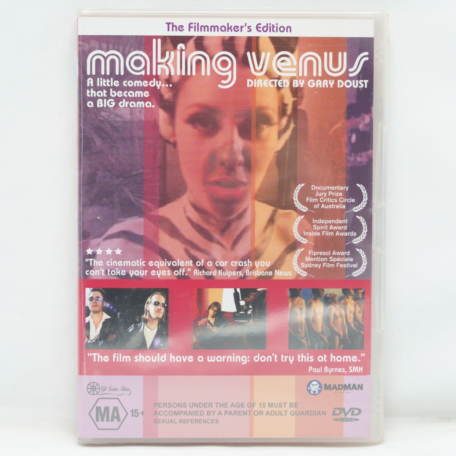 Making Venus brand NEW/sealed region 4 DVD (2002 Australian movie documentary)
