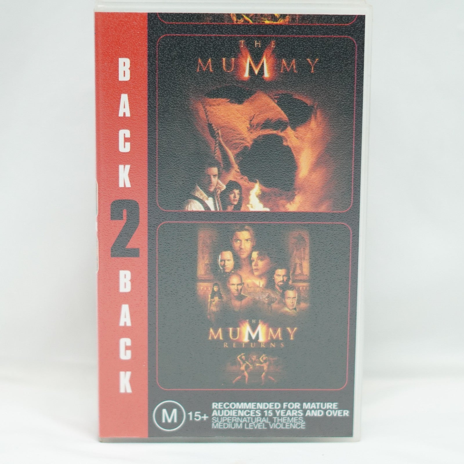 The Mummy/The Mummy Returns BACK-2-BACK VHS Pal Version Movie  Tape
