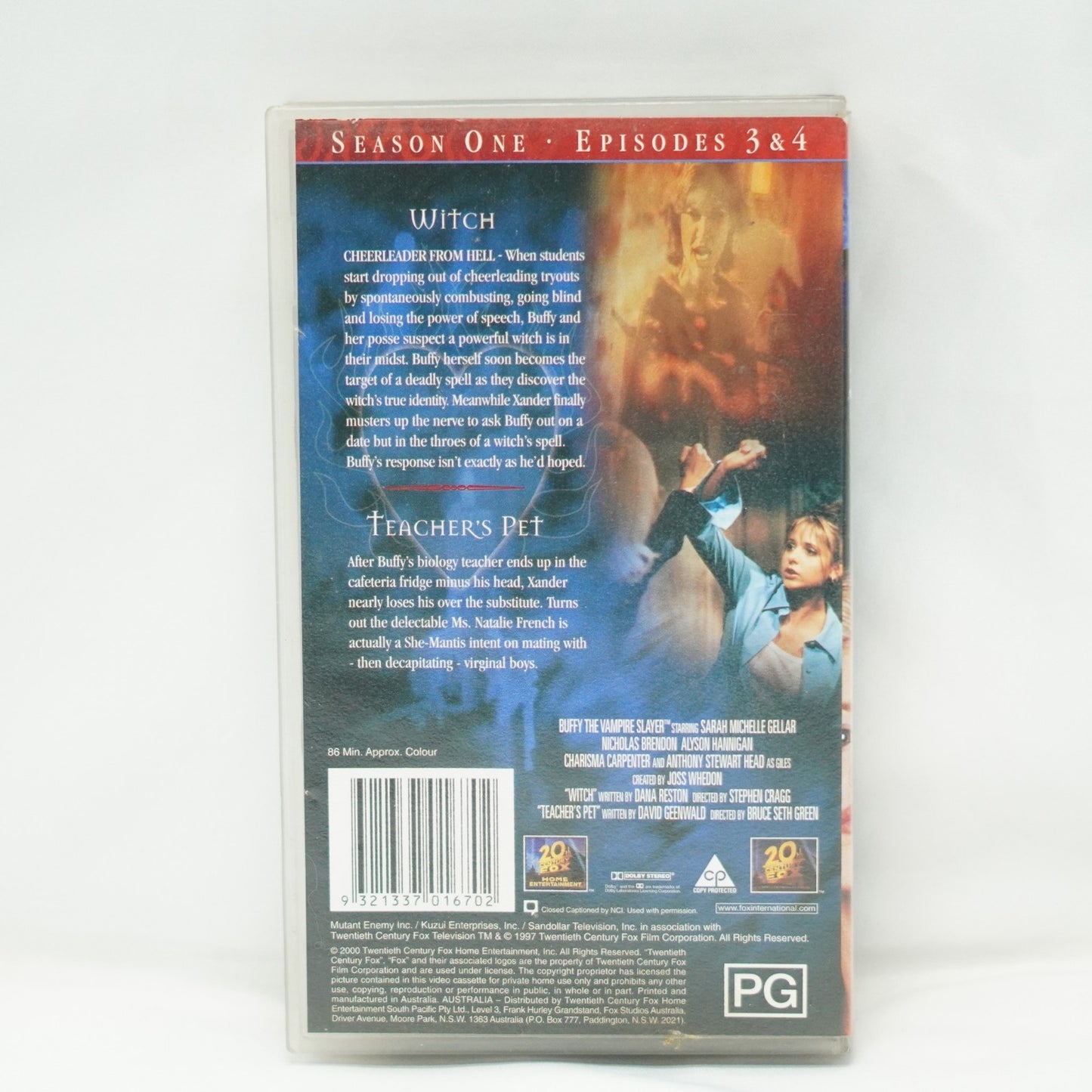 Buffy the Vampire Slayer Season One Volume 2, Episodes 3, 4 VHS Tapes