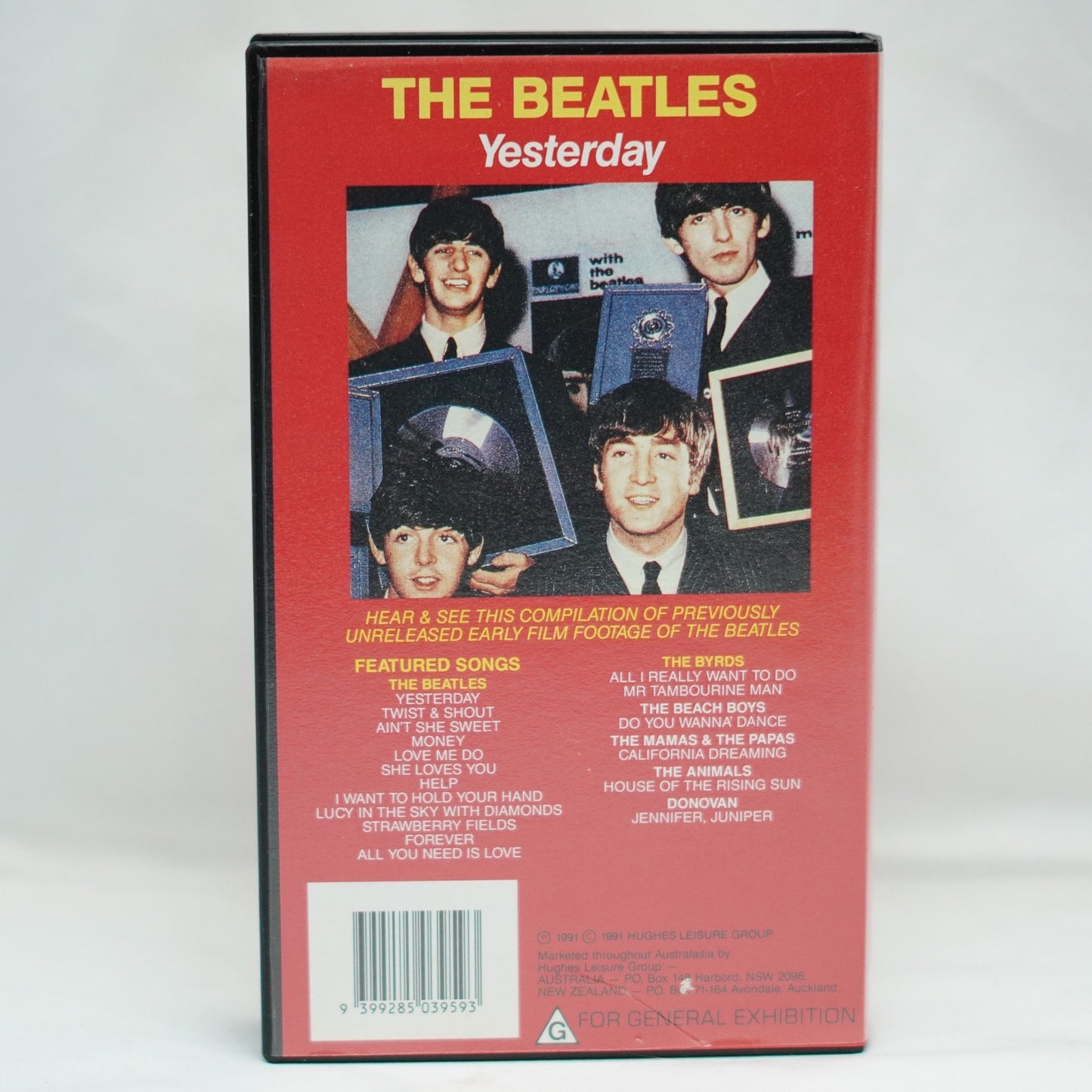 The Beatles Yesterday VHS Video Tape Collector’s Special 1991