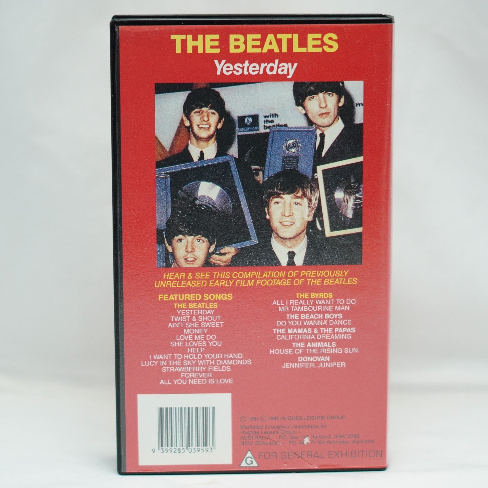 The Beatles Yesterday VHS Video Tape Collector’s Special 1991
