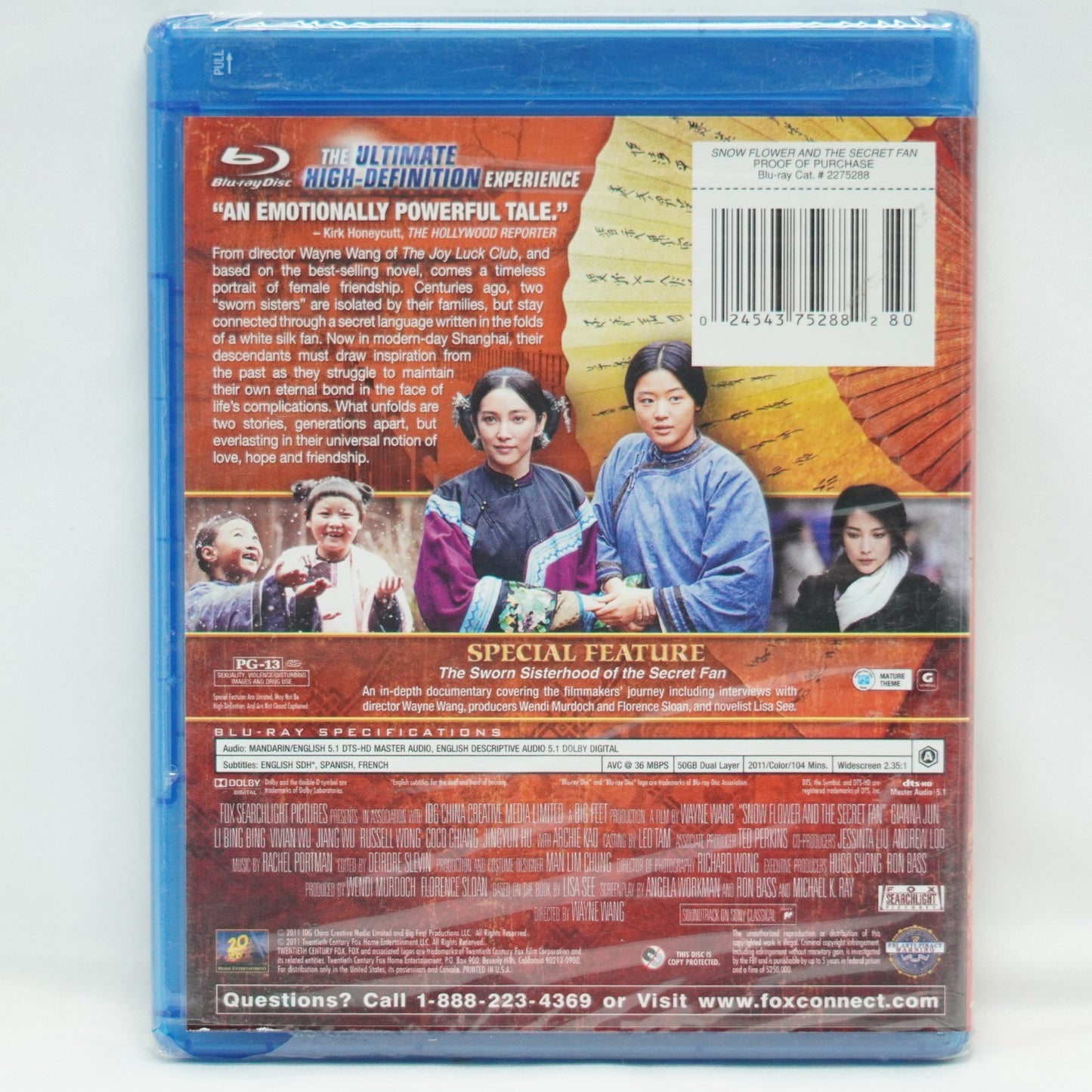 Snow Flower and the Secret Fan (Blu-ray, 2011)