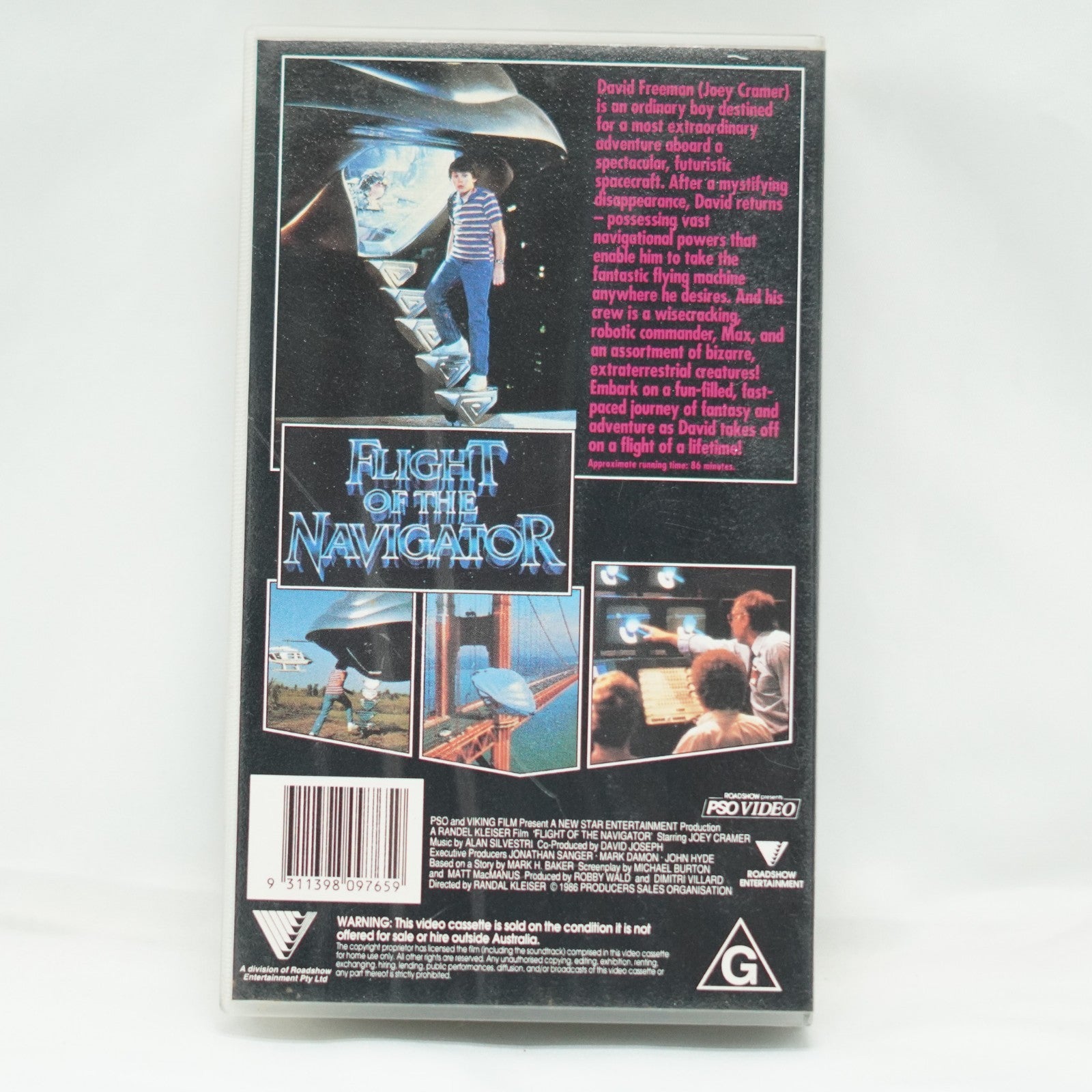 FLIGHT OF THE NAVIGATOR (1986) - VHS Movie