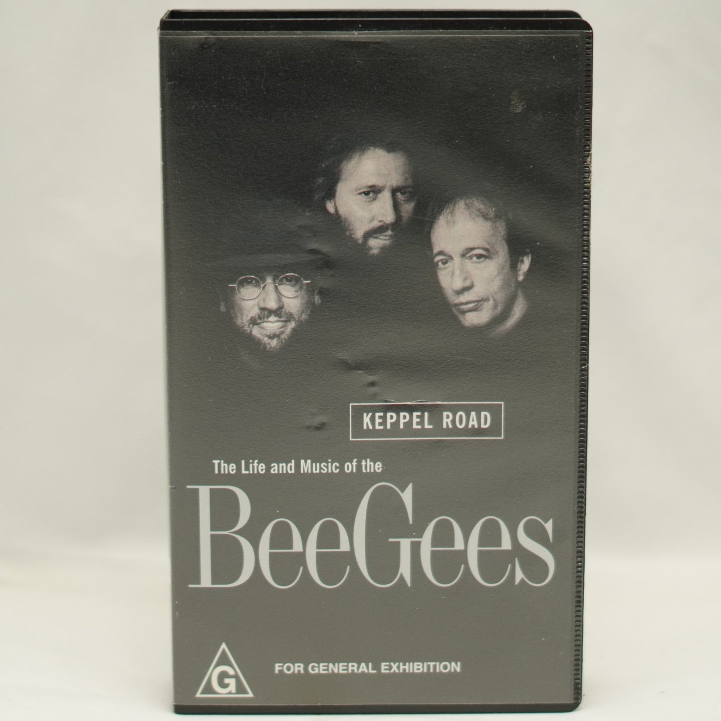 VHS  - 'THE LIFE AND MUSIC OF THE BEE GEES'  Keppel Road