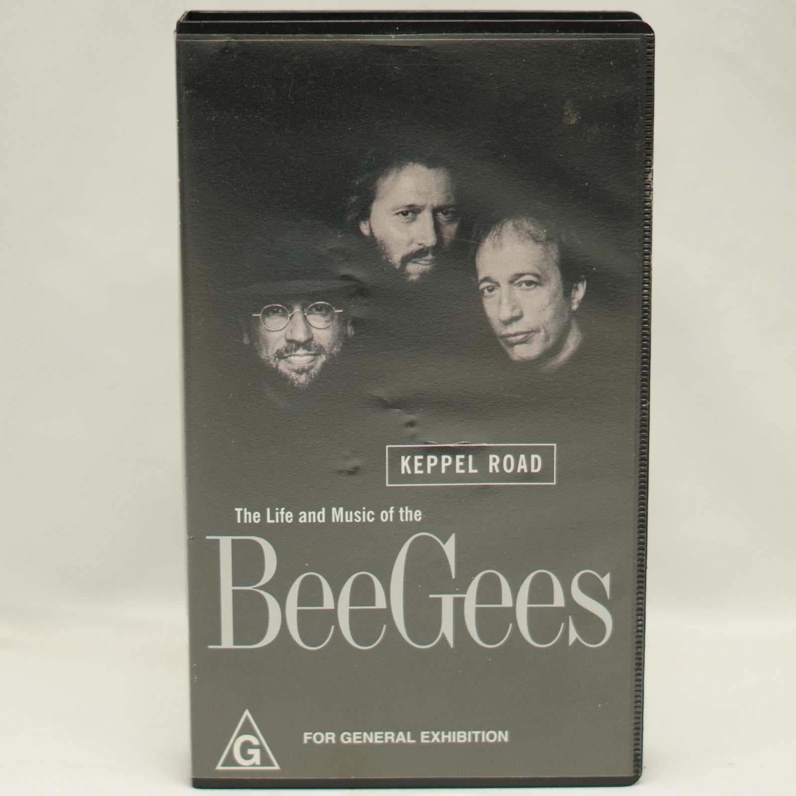 VHS  - 'THE LIFE AND MUSIC OF THE BEE GEES'  Keppel Road