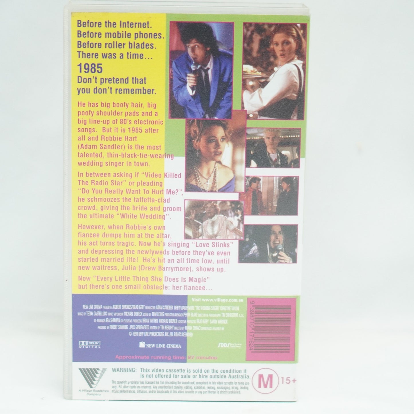 The Wedding Singer (VHS, 1998) Tape