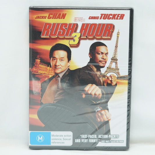 Rush Hour 3 : Jackie Chan : NEW DVD : Region 4 **Rare OOP**