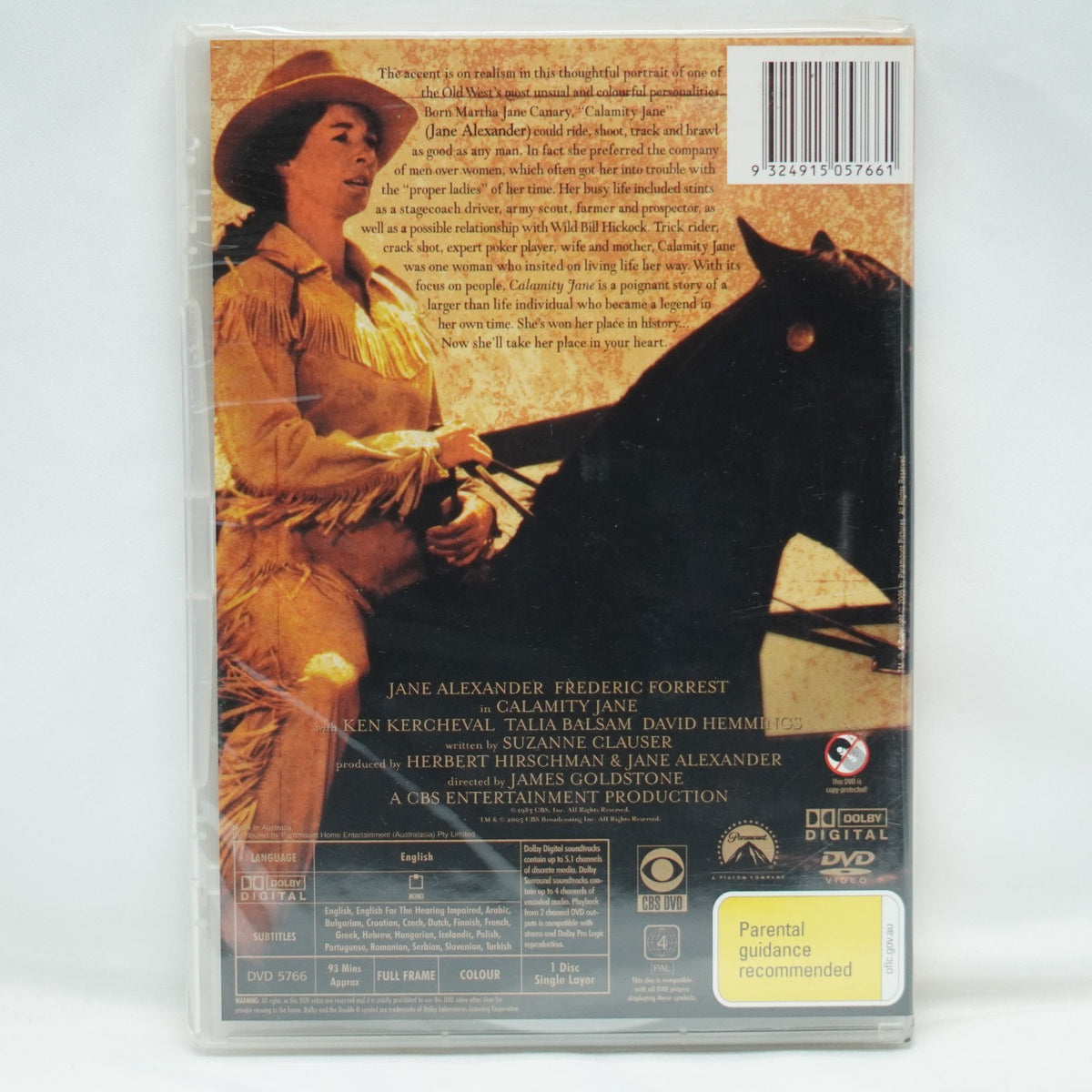 Calamity Jane DVD Region 4