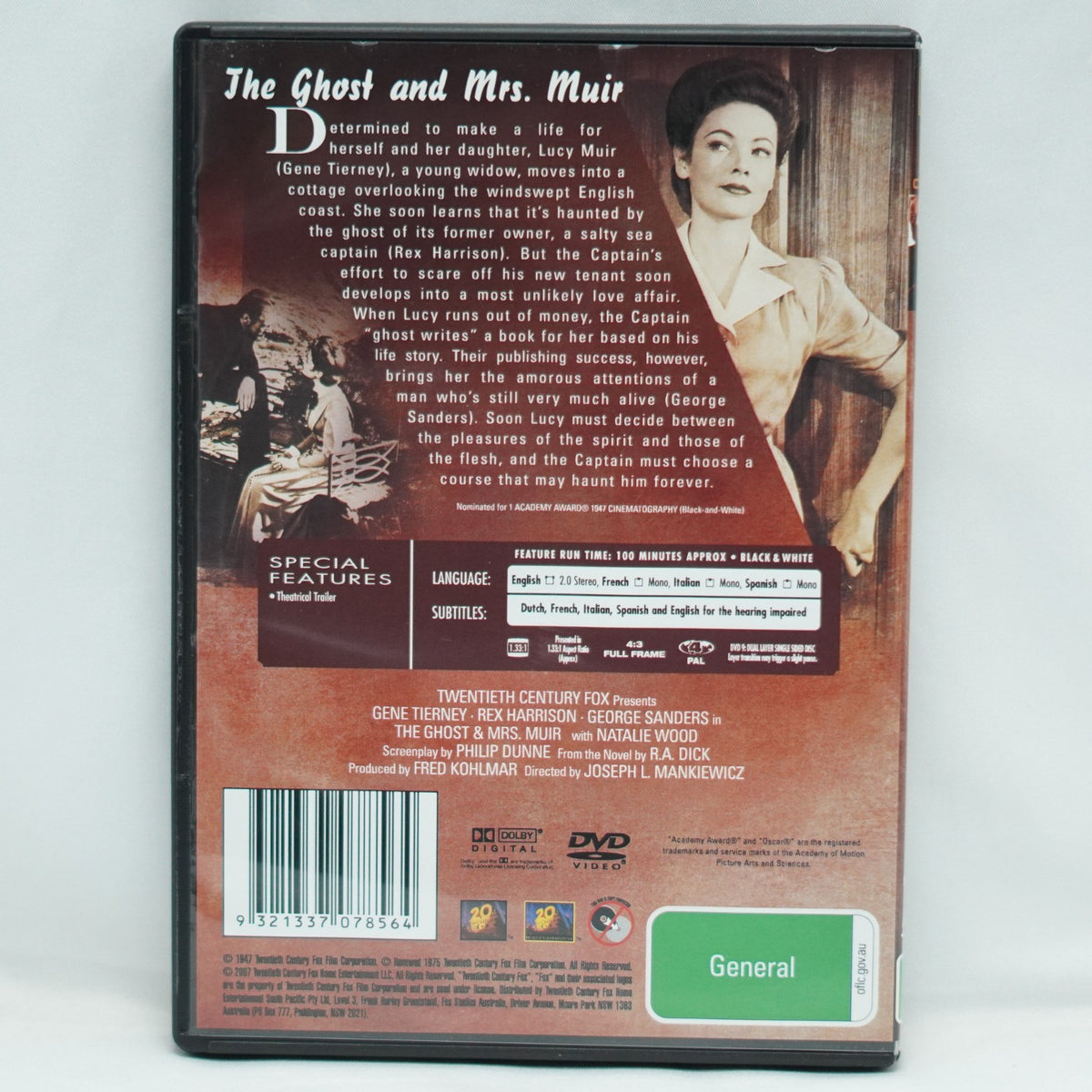 The Ghost & Mrs. Muir DVD