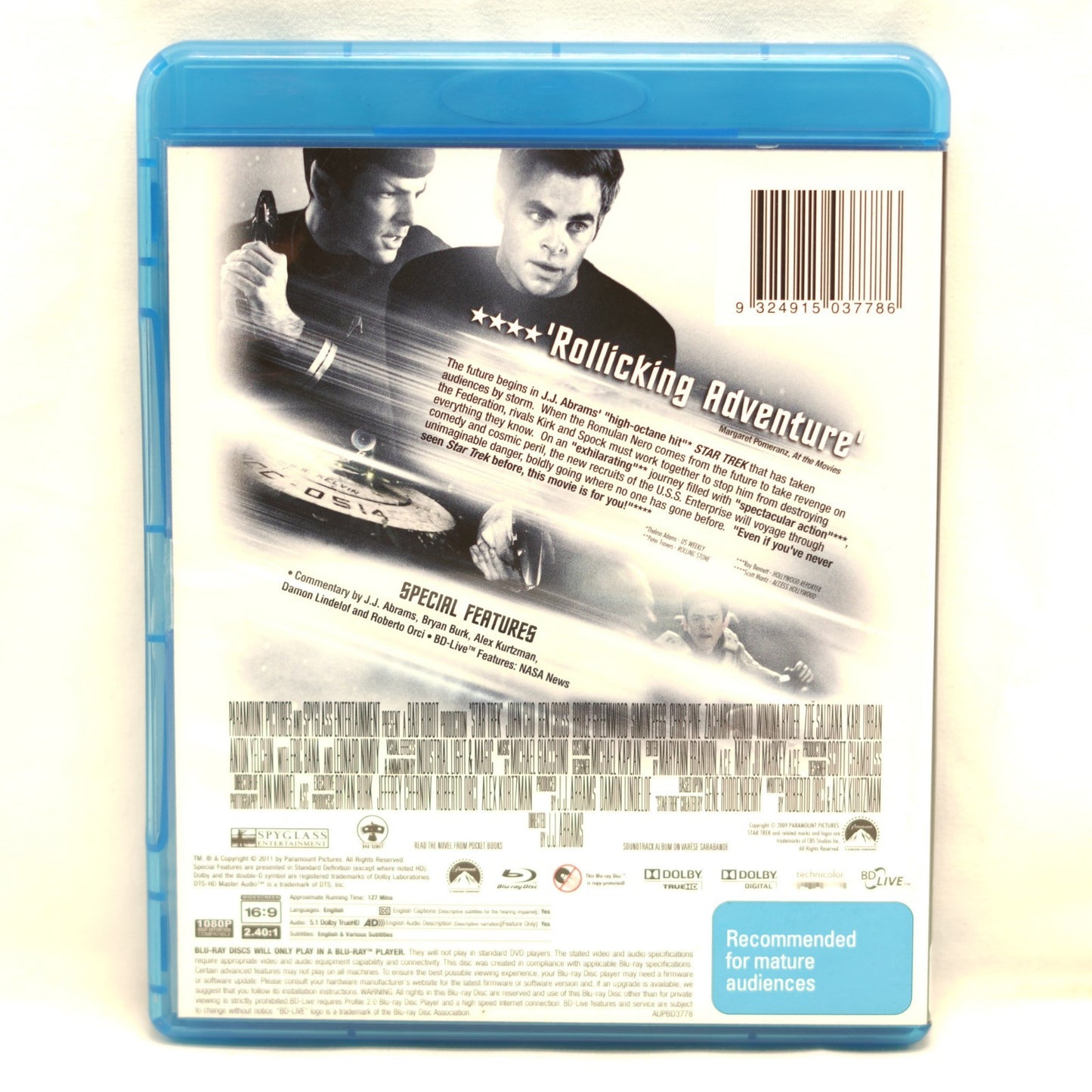 Star Trek (Blu-ray) Region B