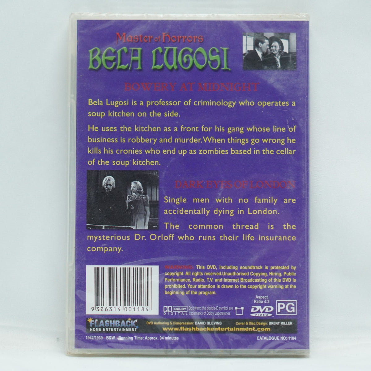Bowery At Midnight / Dark eyes of London (DVD)
