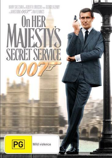 On Her Majesty's Secret Service (DVD) James Bond -BRAND NEW Region 4