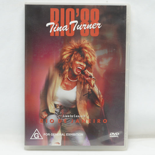 Tina Turner Rio '88 Live Concert DVD All PAL Regions RARE