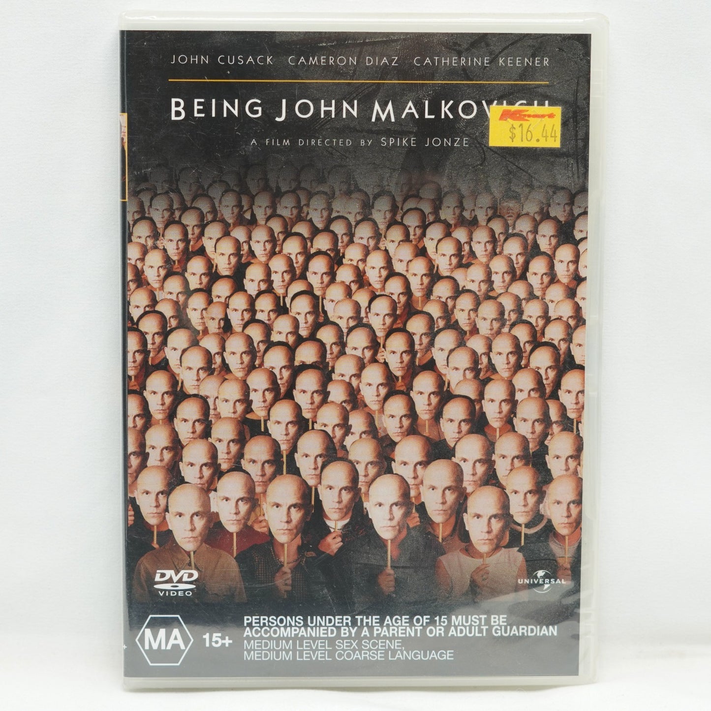 Being John Malkovich Brand New Sealed DVD John Cusack Cameron Diaz Region 4 & 2
