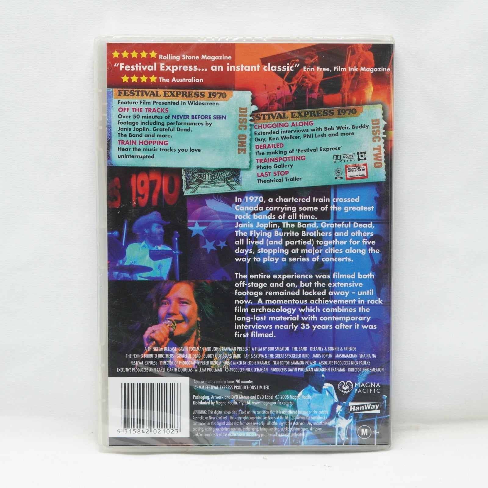 Festival Express  (DVD, 2003) BRAND NEW Region 4